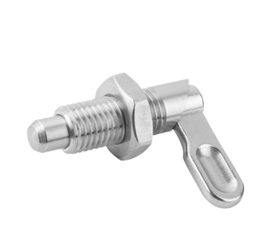 K0044 Stainless Steel Draw Latch with Covered Fastening Holes Form A Bright Industrial Enclosure Compression Latch - Product Image 3