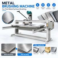 Machine de finition de surface pour panneaux décoratifs en acier inoxydable, polisseuse de surface à roue en nylon pour tôles métalliques