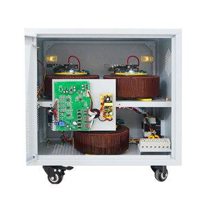 Estabilizador de Voltaje Automático Trifásico 380V con Servomotor, SVC AVR de Cobre Puro, 10KVA 15KVA Serie <span class=keywords><strong>TNS</strong></span> para Equipos Industriales - Product Image 2