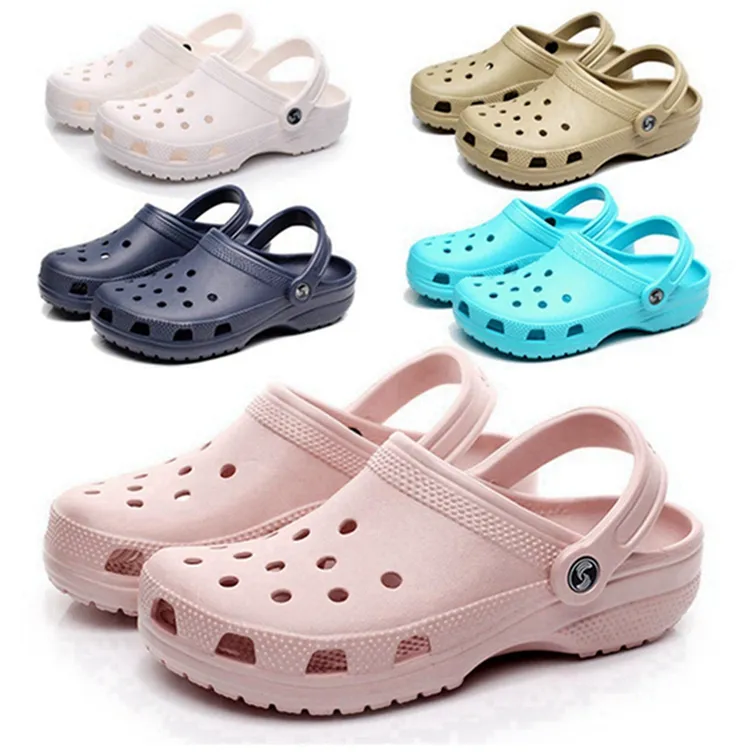 Damen klassische Plattform Clog EVA Gartenschuhe Strand-Rutschschuhen