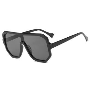 Lunettes de soleil Superhot 17532, mode 2019, verres monobloc, lunettes de soleil surdimensionnées - Product Image 3