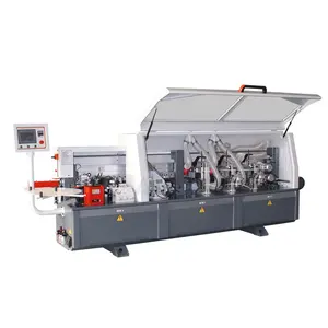 WF360B Automatic edge banding machine with gluing,end cutting,rough trimming,fine trimming,scrapping and buffing