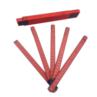 Règle pliante en bois de 2 mètres/200 cm, 10 plis, de qualité supérieure, personnalisable avec logo et impression de marque, pour la mesure et la construction