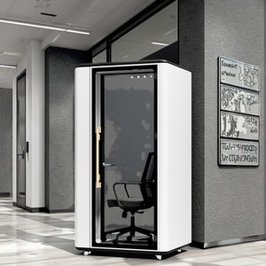 Hiện Đại Di Chuyển Hợp Kim Nhôm Cách Âm Thiết Bị Ghi Âm Cho Văn Phòng Nhà Bệnh Viện Văn Phòng Xây Dựng Phòng Khách Trung Tâm Sử Dụng LED - Product Image 1