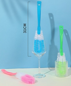 Spazzola per tazze, un strumento perfetto per la pulizia delle tazze senza punti ciechi. È un piccolo pennello per rimuovere le macchie di tè e pulire le tazze termiche. - Product Image 5
