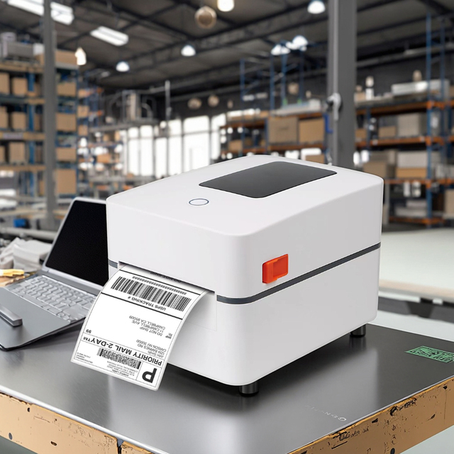 4 Inch Shipping Label Printer Barcode Label Roll Sticker Thermal Printer With Wifi/BT Optional 4x6 Waybill Printer Label Maker