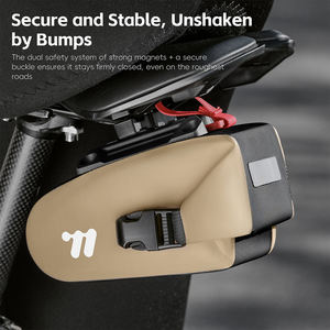 Sacoche de vélo portable à fixation rapide WEST BIKING, imperméable et compacte, <span class=keywords><strong>pour</strong></span> vélo de route et <span class=keywords><strong>VTT</strong></span> - Product Image 5