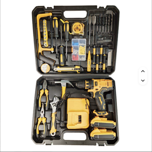 New Arrivals 108pcs Multifunctional Household <b>Tool</b> Kit Craftsman Mechanic Cordless <b>Power</b> Drill Woodworking Set DHP-21 Variable S - Product Image 4