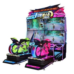 เครื่องเกมจำลองการขับรถแข่งแบบหยอดเหรียญสำหรับสวนสนุก ขายตรงจากโรงงาน - Product Image 1