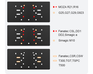 ขายึด Pxn-a10สำหรับรถแข่ง Moza R21, ที่ G25 R16, <span class=keywords><strong>G27</strong></span>, G29 PXV V10 V112ที่จับเกียร์พวงมาลัยโฟโตเบิล - Product Image 6