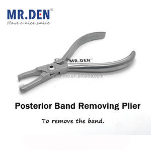 Di alta qualità ortodontico dentale Moalr <span class=keywords><strong>Band</strong></span> lever pinza lunga banda posteriore rimozione forcipe staffa in acciaio manuale - Product Image 4