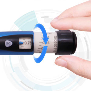 Injecteur <span class=keywords><strong>stylo</strong></span> V2 au meilleur <span class=keywords><strong>prix</strong></span>, réutilisable, <span class=keywords><strong>aiguille</strong></span> fine 32G, corps en verre, couvercle métallique, compatible, contrôle précis de la dose <span class=keywords><strong>pour</strong></span> les soins quotidiens - Product Image 4