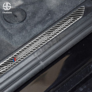 Aksesori Serat Karbon Stiker Pelindung <span class=keywords><strong>Strip</strong></span> Potongan Ambang Pintu Mobil untuk <span class=keywords><strong>BMW</strong></span> <span class=keywords><strong>X5</strong></span>/6 F15 F16 2014-2018 - Product Image 4