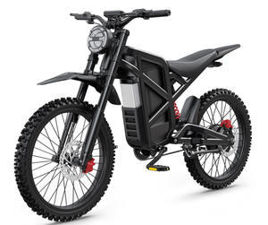 1500W off Road Dirt Bike 48V 25Ah Lithium Battery Rear Hub Motor Steel Frame 60km Range Dual Suspension Disc Adult Riding Use - Product Image 1
