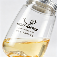 Bouteille en plastique PET transparente de 500 ml (17 oz) avec bouchon à vis, personnalisable avec logo, origine Zhejiang, pour café, soda, jus énergétique – Vente en gros