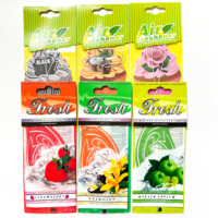 Déodorant personnalisé pour arbre de forme personnalisée Nouvelles cartes Parfum en papier parfumé Désodorisant pour voiture suspendu en gros