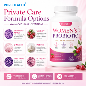 Probiotiques pour femmes en marque blanche avec formule canneberge et multi-souches |   Capsules de soutien de la flore vaginale OEM ODM - Product Image 3