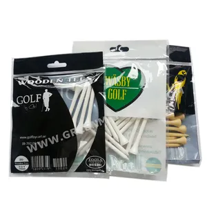 Изготовленные на заказ полиэтиленовые пакеты cpp для гольф-тройника аксессуары для гольфа BOPP сумка