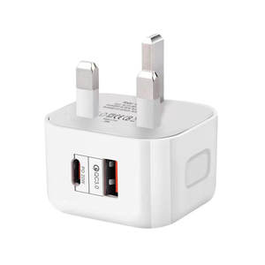 Fábrica UE EE. UU. Reino Unido PD 20W USB-C Enchufes de pared de 3 pines QC3.0 USB Tipo C Cargador de viaje Enchufe USB C Adaptador de corriente para <span class=keywords><strong>iPhone</strong></span> 15 16 17 - Product Image 2