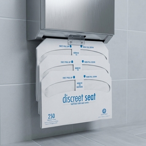 Housse <span class=keywords><strong>de</strong></span> siège <span class=keywords><strong>de</strong></span> <span class=keywords><strong>toilette</strong></span> jetable en papier pulpe 1/2 fois soluble dans l'<span class=keywords><strong>eau</strong></span> biodégradable paquet <span class=keywords><strong>de</strong></span> 250 pièces rouleau <span class=keywords><strong>de</strong></span> mouchoirs souples - Product Image 1
