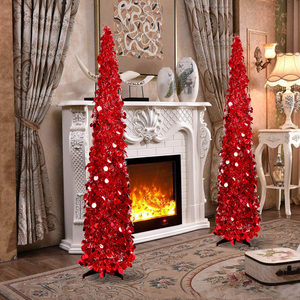Albero di <span class=keywords><strong>Natale</strong></span> Pop-up Pieghevole con Decorazioni Luccicanti per Capodanno <span class=keywords><strong>e</strong></span> <span class=keywords><strong>Natale</strong></span> 2024 - Product Image 5