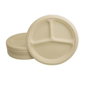 Assiettes jetables de haute qualité, biodégradables et respectueuses de l'environnement, avec impression de logo personnalisé pour les activités de camping - Product Image 2