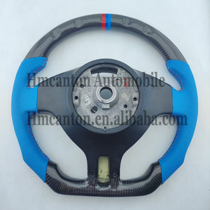 Nouveaux produits : Volant en cuir perforé en fibre de carbone pour BMW E46 M3 M6 E61 E62 E63 - Product Image 2