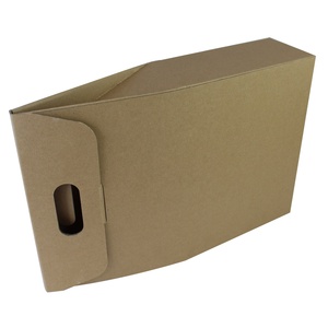 Bán Hot <span class=keywords><strong>3</strong></span> Chai Giấy Gợn Sóng Bao Bì Hộp Quà Tặng Tote <span class=keywords><strong>Wine</strong></span> Carrier - Product Image 2