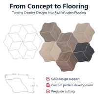 Parquet en chêne multicouche gaufré T&G motif feuille, qualité ABCD, 18mm 20mm, installation facile, idéal pour la maison de campagne