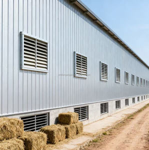 औद्योगिक आधुनिक डिजाइन प्रीफैब्रिकेटेड स्टील संरचना प्रजनन गोदामों पोल्ट्री हाउस पिग फार्महाउस सुअर चिकन हाउस - Product Image 5