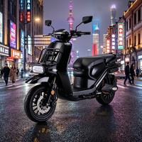 Scooter électrique Mino 3000W avec batterie au lithium, autonomie de 100 km, frein à disque double, amortisseurs arrière quadruples, idéal pour la livraison de nourriture