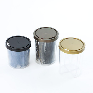 <span class=keywords><strong>Accesorios</strong></span> de herramientas de <span class=keywords><strong>peluquería</strong></span> de salón de diseño <span class=keywords><strong>profesional</strong></span> dispensador mágico tarro transparente para alfileres Almacenamiento de alfileres con tapas giratorias - Product Image 6