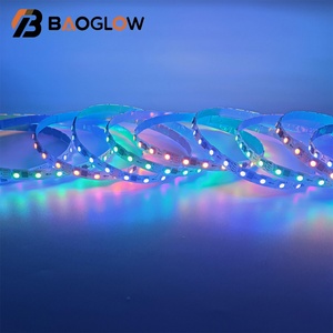 Bande LED Flexible RGB 12V pour Extérieur et Intérieur, Fabrication Chinoise, Vente en Gros Personnalisée, Lumière d'Ambiance Intelligente à Changement de Couleur pour la Maison - Product Image 2