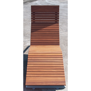 <span class=keywords><strong>Tumbona</strong></span> de Exterior para Patio o Jardín, Silla Individual Contemporánea y Moderna de WPC - Product Image 2