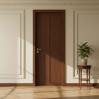 Portes de salle de bain d'hôpital en bois massif fini, style minimaliste, isolation acoustique, pour intérieur et extérieur, vente chaude usine, 5 pièces pour salon