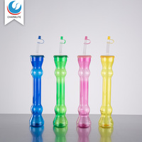 Vaso de Plástico Pequeño para Niños, Libre de BPA, para Bebidas Congeladas, Venta al por Mayor, 12oz/17oz, Vaso Twist Slush Yard