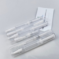 Stylo à Huile pour Cuticules en PP de Haute Qualité Or Rose Noir Blanc, Marque Privée, Logo Personnalisé, Impression Sérigraphique Bio, 2/3/5ml avec Pinceau