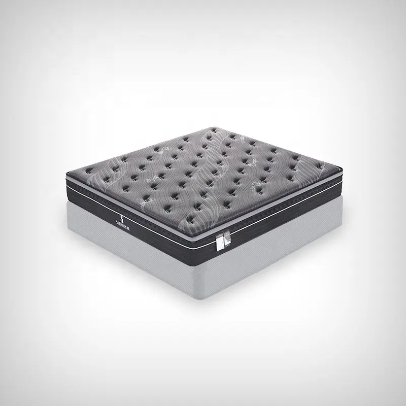 Manufacturer in china topper memory quilted ticking fabric spring high quality mattress