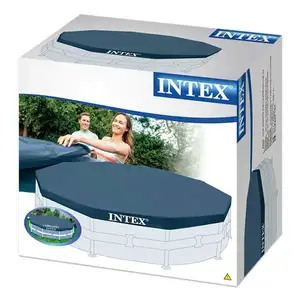 Intex 28030 Intex สระว่ายน้ำเหนือพื้นดิน Pvc สระว่ายน้ำฝาครอบ