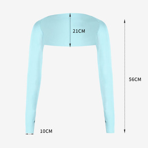 Confortable Ultra-mince Protection Solaire Anti UV Glace Soie Longs Gants Refroidissement Châle Bras Manches - Product Image 6