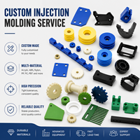 Servicio de moldeo por inyección personalizado para varias piezas de plástico fabricado acrílico ABS Nylon PP materiales que incluyen corte
