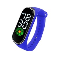 Montre numérique LED étanche en plastique pour enfants, boîtier ovale, unisexe, mode étudiante, sport, vente en gros d'usine