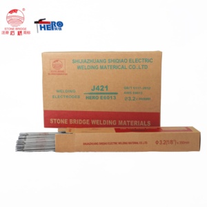 Électrode de soudage en acier à faible teneur en carbone Stone Bridge Hero E6013 J421 E6013 pour l'entretien général et la fabrication - Product Image 2