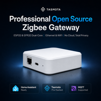 Jembatan Zigbee2MQTT ZHA Nirkabel Premium dengan Konektivitas Kabel RJ45 untuk ESP32 EFR32 Tasmota MQTT Hub Kontrol Rumah Pintar