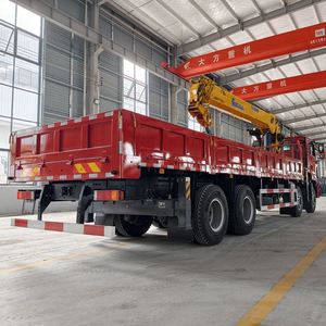 Grúa Montada en Camión Shacman de 14 Toneladas con Brazo Recto, 360hp, para Mantenimiento de Carreteras - Product Image 5