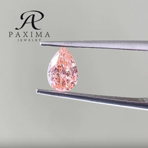 مجوهرات باكسيما، ألماس مختبري معتمد من IGI بوزن 1.13 قيراط و2.09 قيراط و3.02 قيراط، على شكل كمثرى بلون وردي مكثف لصناعة المجوهرات - Product Image 4