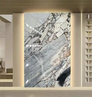 Sol de salle à manger moderne pour villa extérieure, motif éléphant unique, grain blanc, tempête océanique, durable, imperméable, écologique, pour intérieur