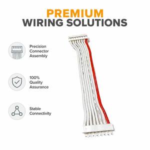 Arnés de cableado de radio con aislamiento de PTFE/PVC/nailon, clasificación IP67, conductor de cobre puro de 20 pines, para cable RCA, conectores de TV <span class=keywords><strong>Alpine</strong></span> - Product Image 2