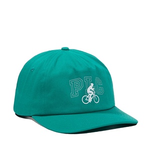 หมวกแก๊ปทรง 5 แฉก ปีกโค้งเล็กน้อย สีฟ้าพีคโค  แบบไม่มีโครง  รับสกรีนโลโก้ตามแบบ  ผ้าฝ้าย  แฟชั่น - Product Image 4