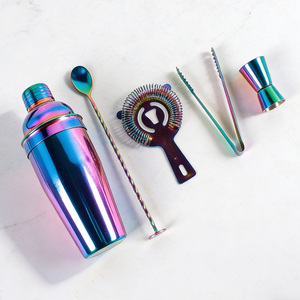 Accessoires de bar personnalisés, fournitures professionnelles pour <span class=keywords><strong>barman</strong></span>, mini kit de <span class=keywords><strong>barman</strong></span> en acier inoxydable, <span class=keywords><strong>shaker</strong></span> Boston - Product Image 3